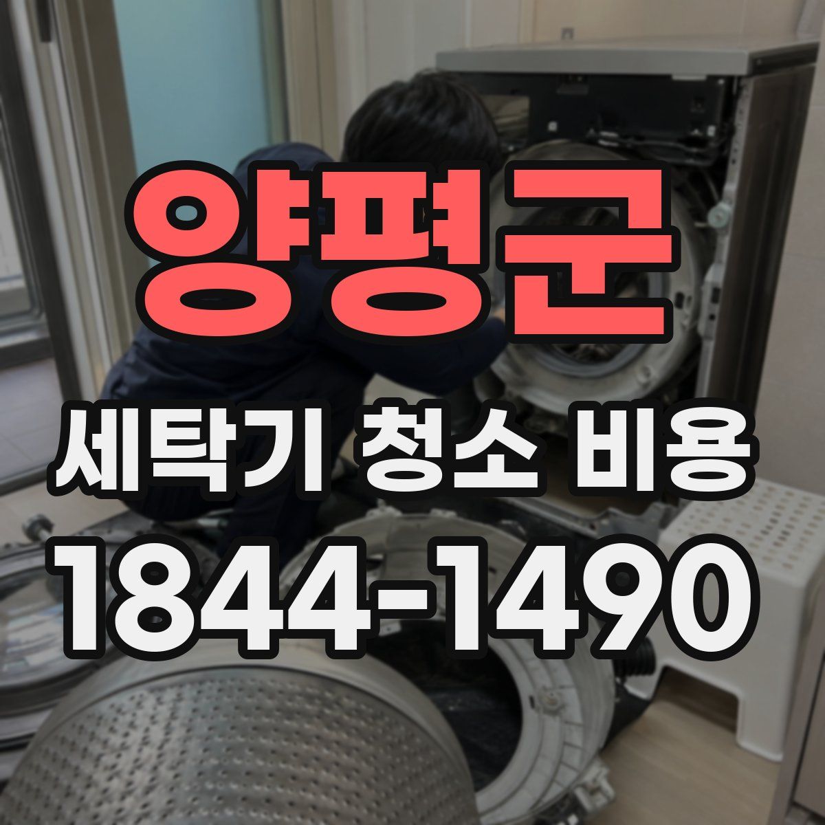 양평군 세탁기 청소 비용