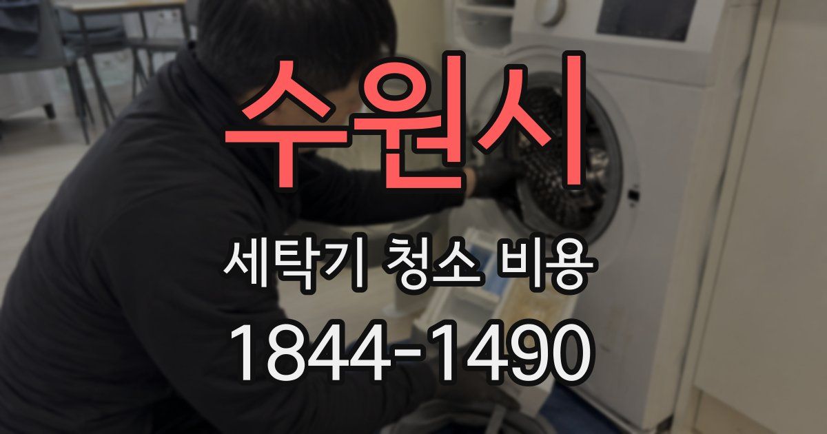 수원시 세탁기 청소 비용