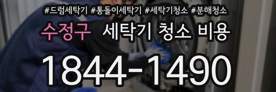 수정구 세탁기 청소 비용