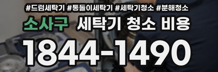 소사구 세탁기 청소 비용