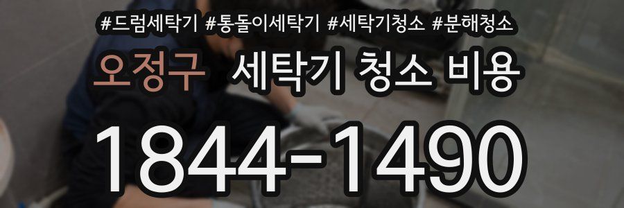 오정구 세탁기 청소 비용