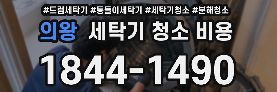 의왕 세탁기 청소 비용