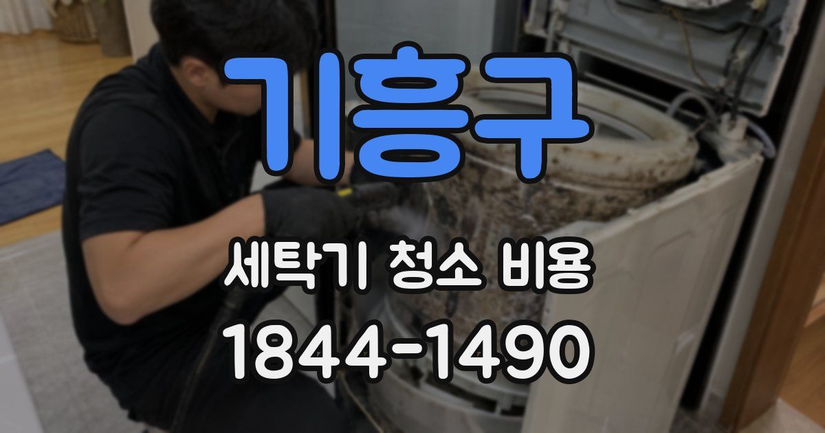 기흥구 세탁기 청소 비용