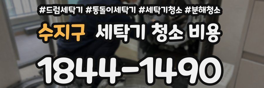 수지구 세탁기 청소 비용