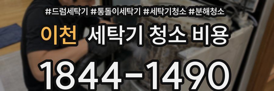 이천 세탁기 청소 비용