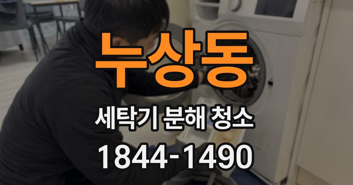 누상동 세탁기 분해 청소