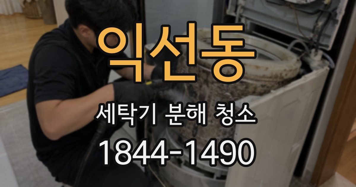 익선동 세탁기 분해 청소