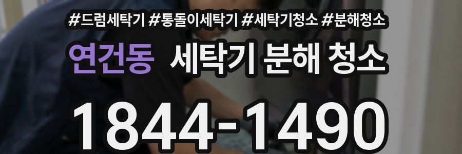 연건동 세탁기 분해 청소