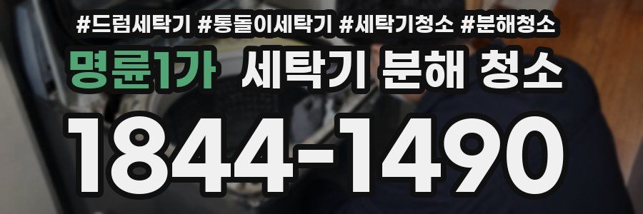 명륜1가 세탁기 분해 청소