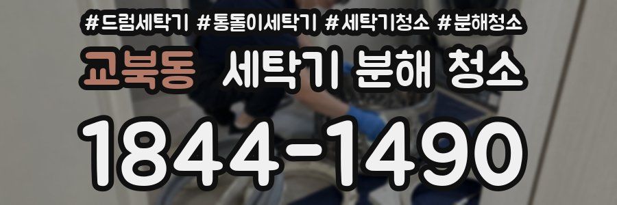 교북동 세탁기 분해 청소