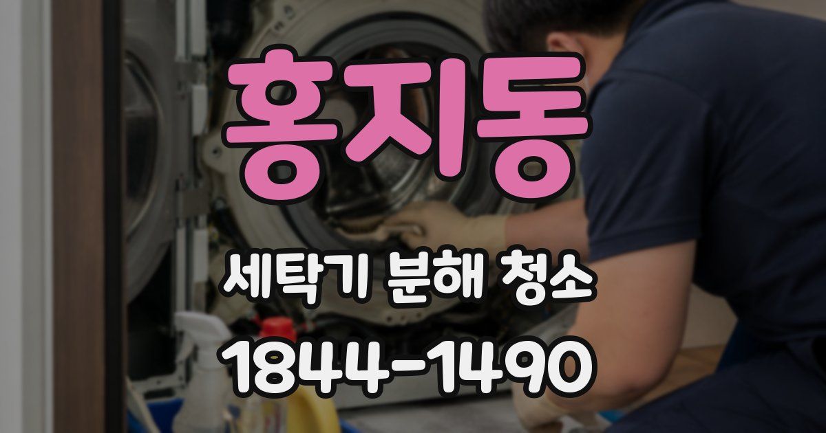 홍지동 세탁기 분해 청소