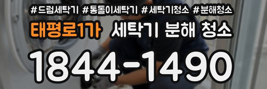 태평로1가 세탁기 분해 청소