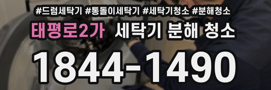 태평로2가 세탁기 분해 청소
