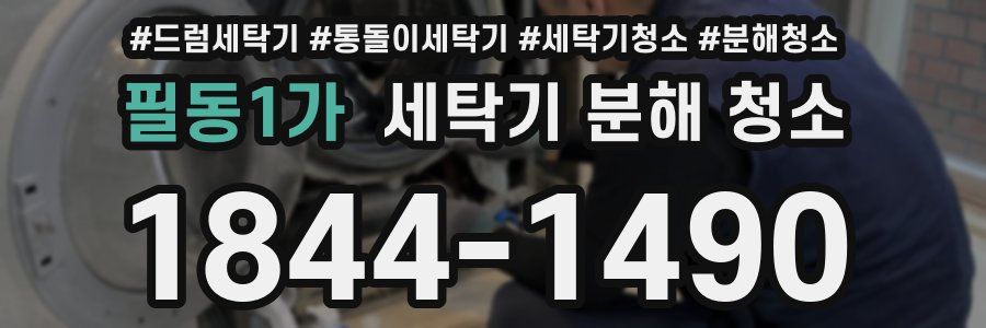 필동1가 세탁기 분해 청소