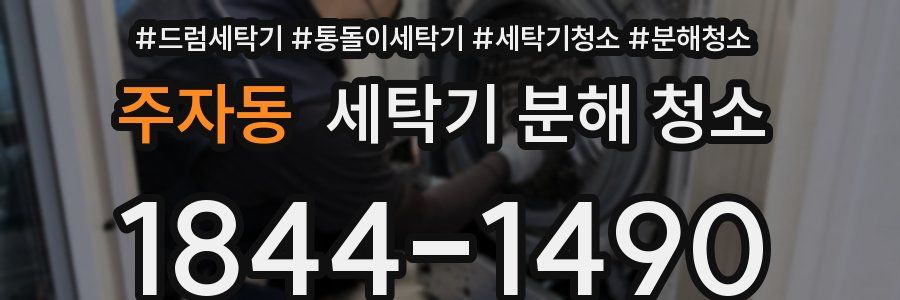 주자동 세탁기 분해 청소