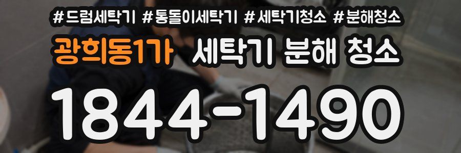 광희동1가 세탁기 분해 청소