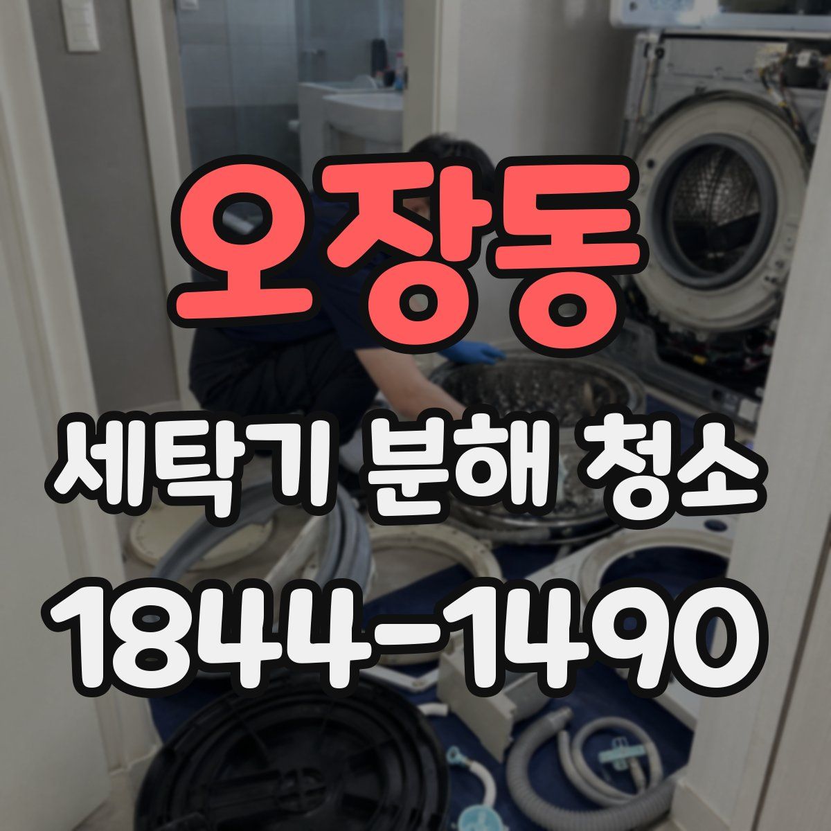 오장동 세탁기 분해 청소