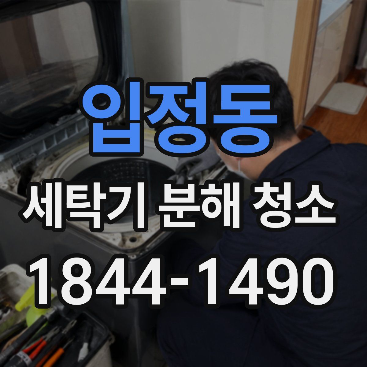입정동 세탁기 분해 청소