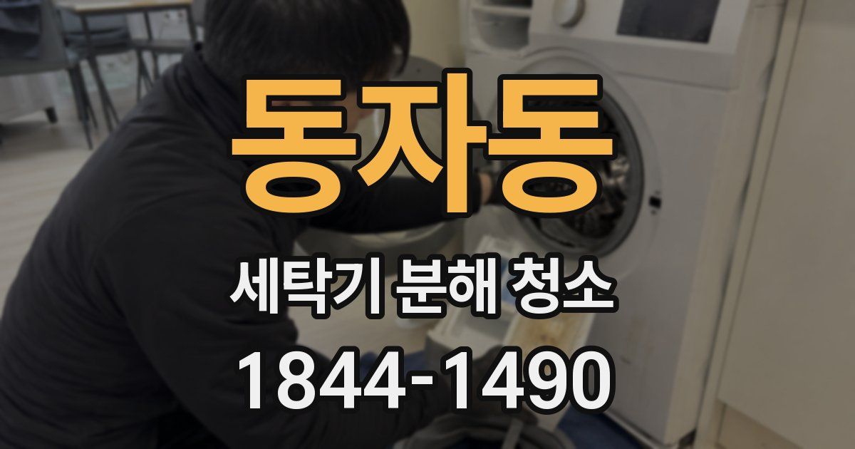 동자동 세탁기 분해 청소