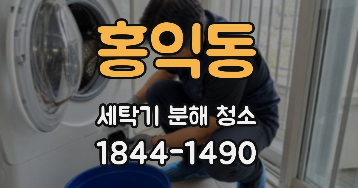 홍익동 세탁기 분해 청소