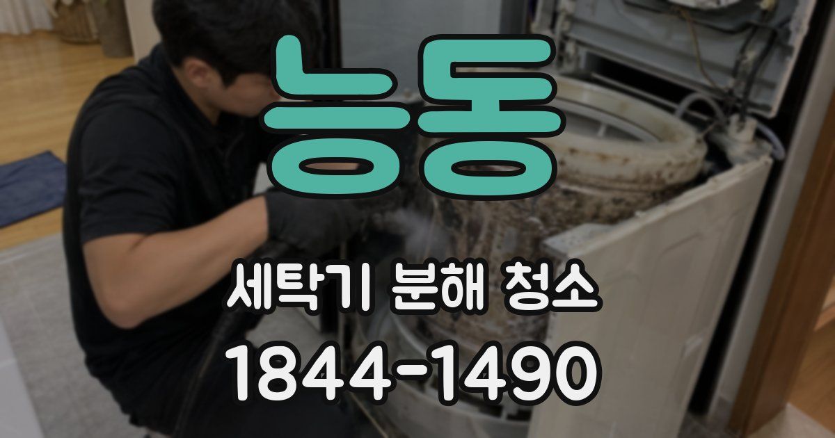 능동 세탁기 분해 청소