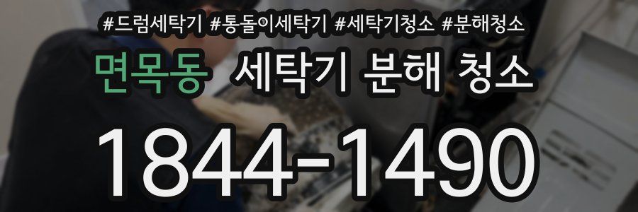 면목동 세탁기 분해 청소