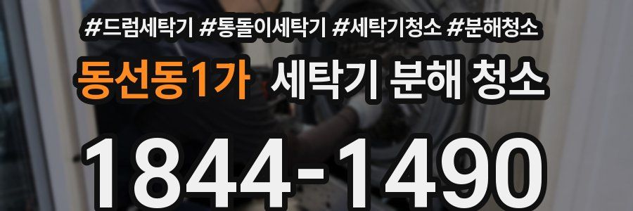 동선동1가 세탁기 분해 청소