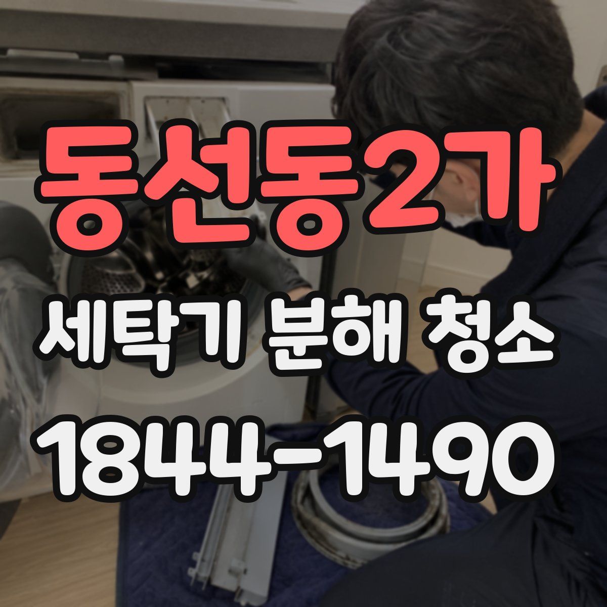 동선동2가 세탁기 분해 청소