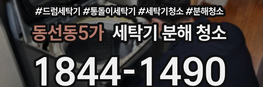 동선동5가 세탁기 분해 청소