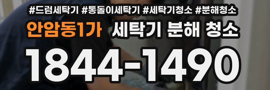 안암동1가 세탁기 분해 청소