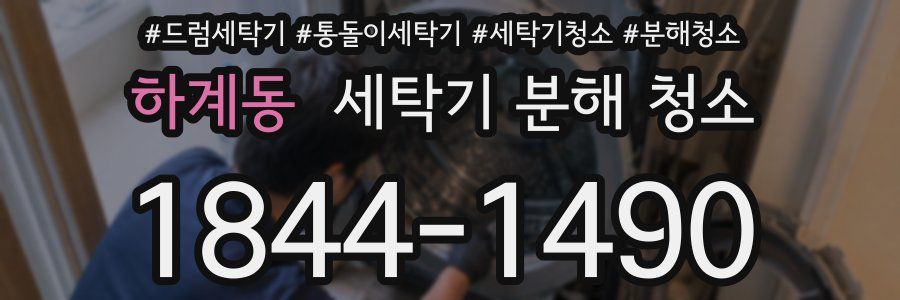 하계동 세탁기 분해 청소