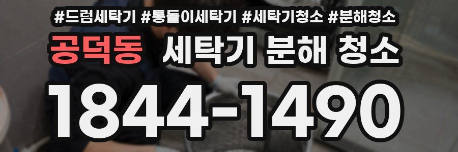 공덕동 세탁기 분해 청소