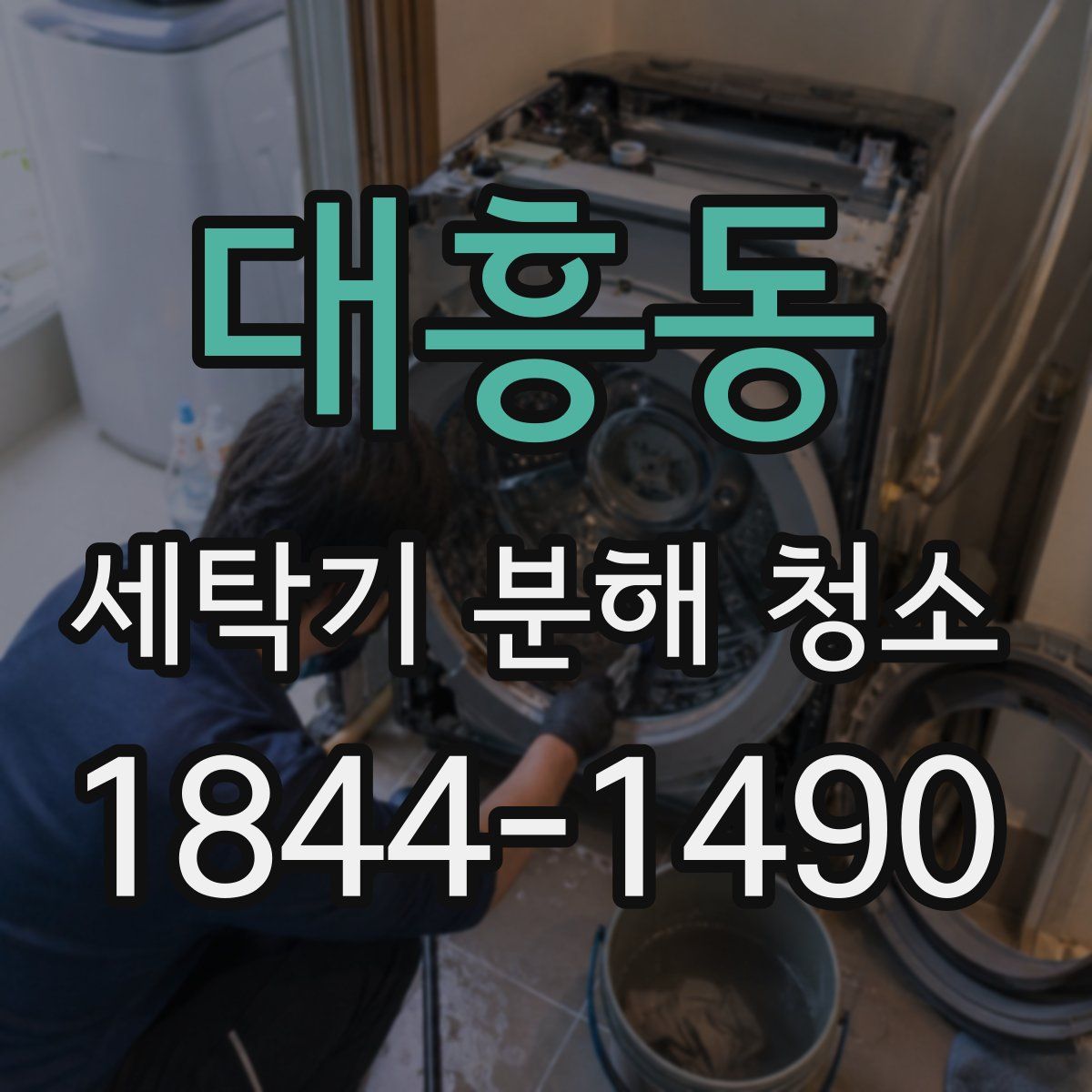 대흥동 세탁기 분해 청소