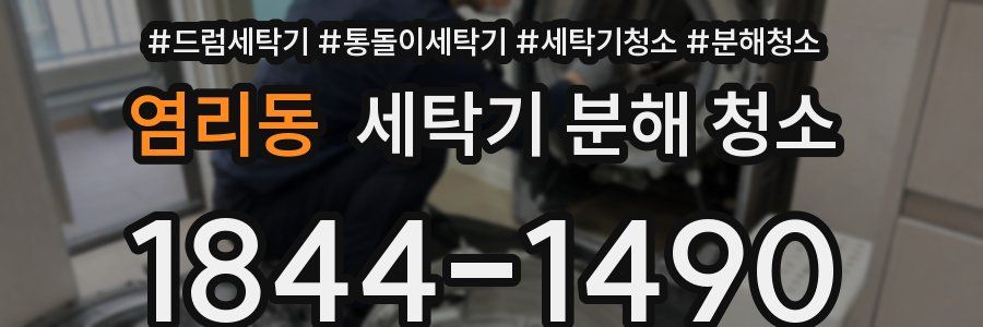 염리동 세탁기 분해 청소