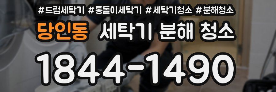 당인동 세탁기 분해 청소