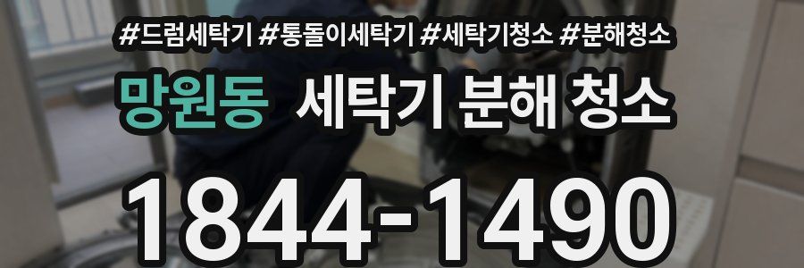 망원동 세탁기 분해 청소