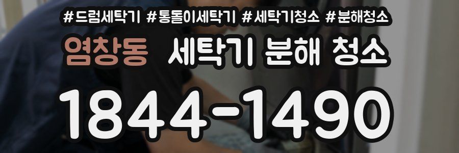 염창동 세탁기 분해 청소