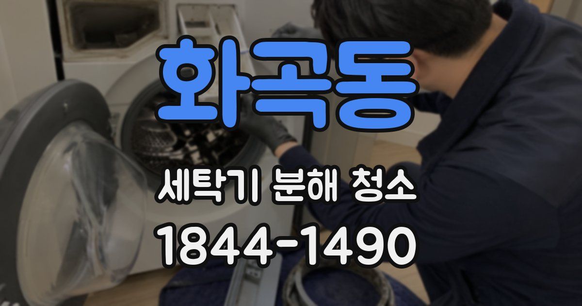 화곡동 세탁기 분해 청소