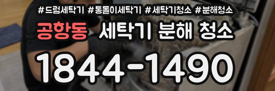 공항동 세탁기 분해 청소