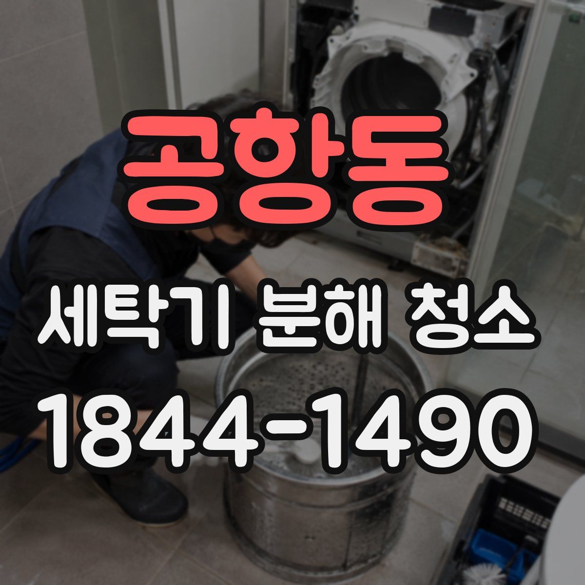 공항동 세탁기 분해 청소