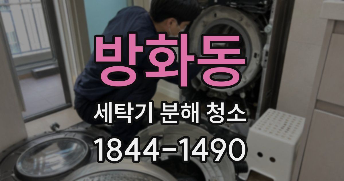 방화동 세탁기 분해 청소