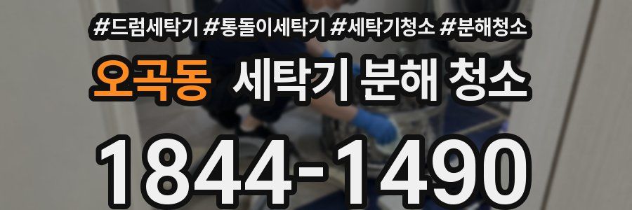 오곡동 세탁기 분해 청소