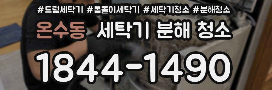 온수동 세탁기 분해 청소