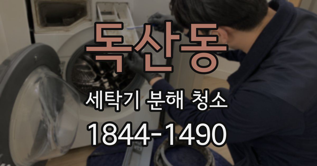 독산동 세탁기 분해 청소