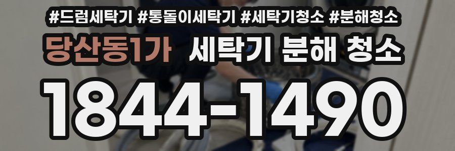당산동1가 세탁기 분해 청소