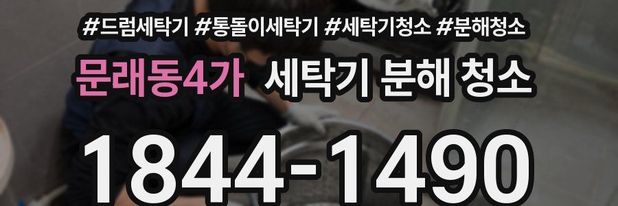 문래동4가 세탁기 분해 청소