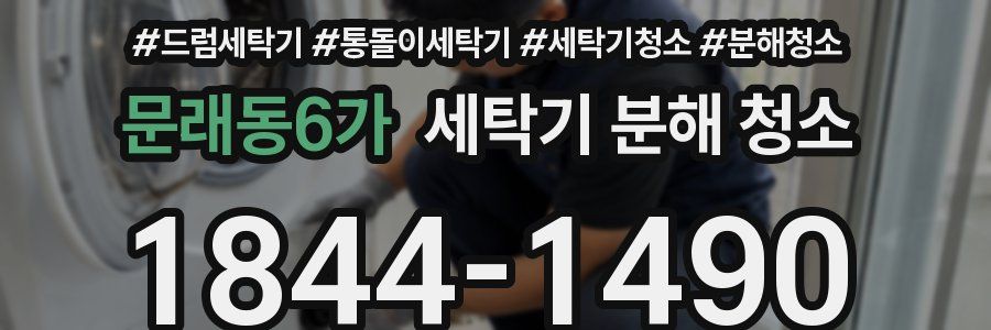 문래동6가 세탁기 분해 청소