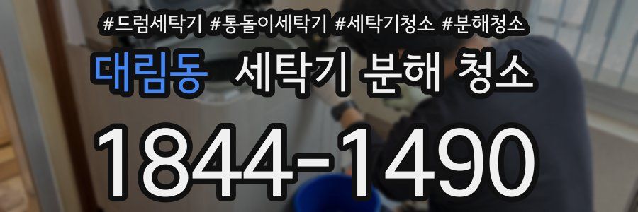 대림동 세탁기 분해 청소