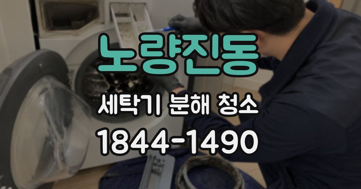 노량진동 세탁기 분해 청소