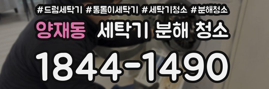 양재동 세탁기 분해 청소